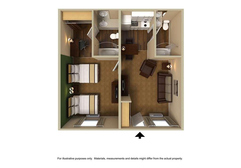 Extended Stay America Suites - Denver - Tech Center South - Inverness Centennial Quarto foto